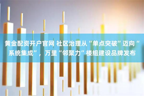 黄金配资开户官网 社区治理从“单点突破”迈向“系统集成”，万里“邻聚力”楼组建设品牌发布